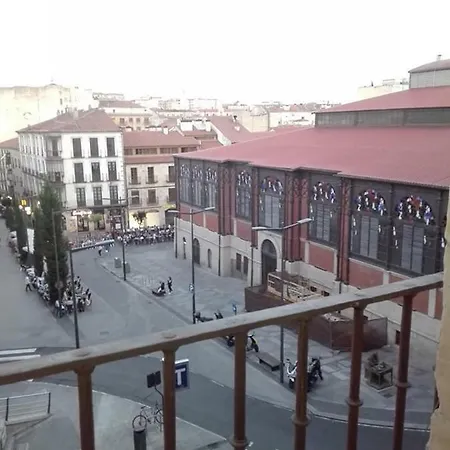 Amazing Views With Balconies Inside Of The Plaza Mayor * Salamanca